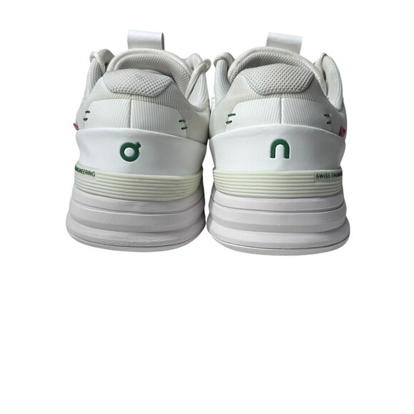 On Running The Roger Advantage Mens Tennis Shoes White/Green 12 - Picture 6 of 8